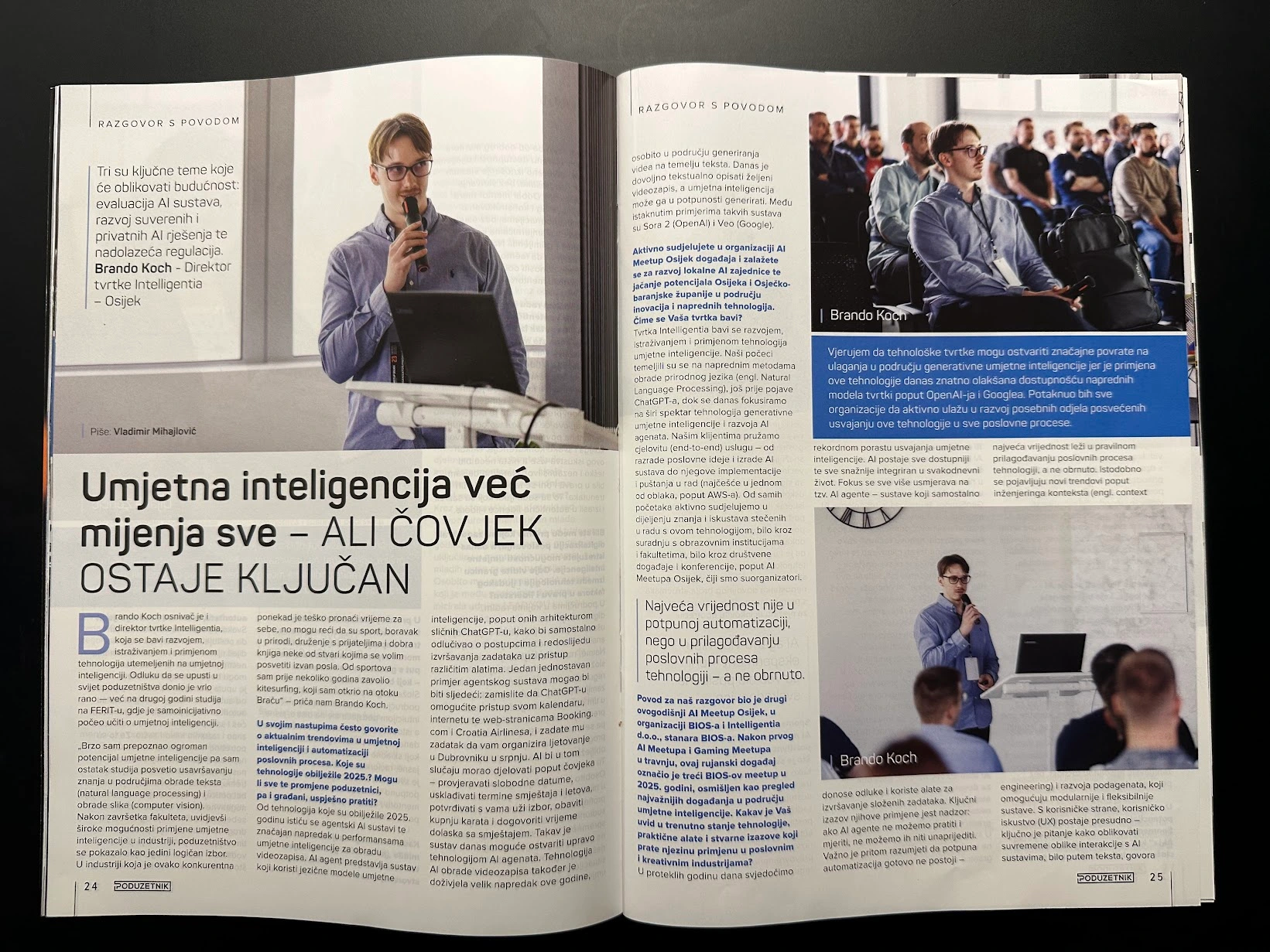 Entrepreneur Magazine Interview with Brando Koch